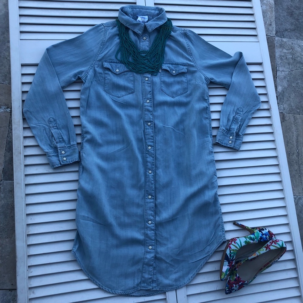 Levis denim blue dress